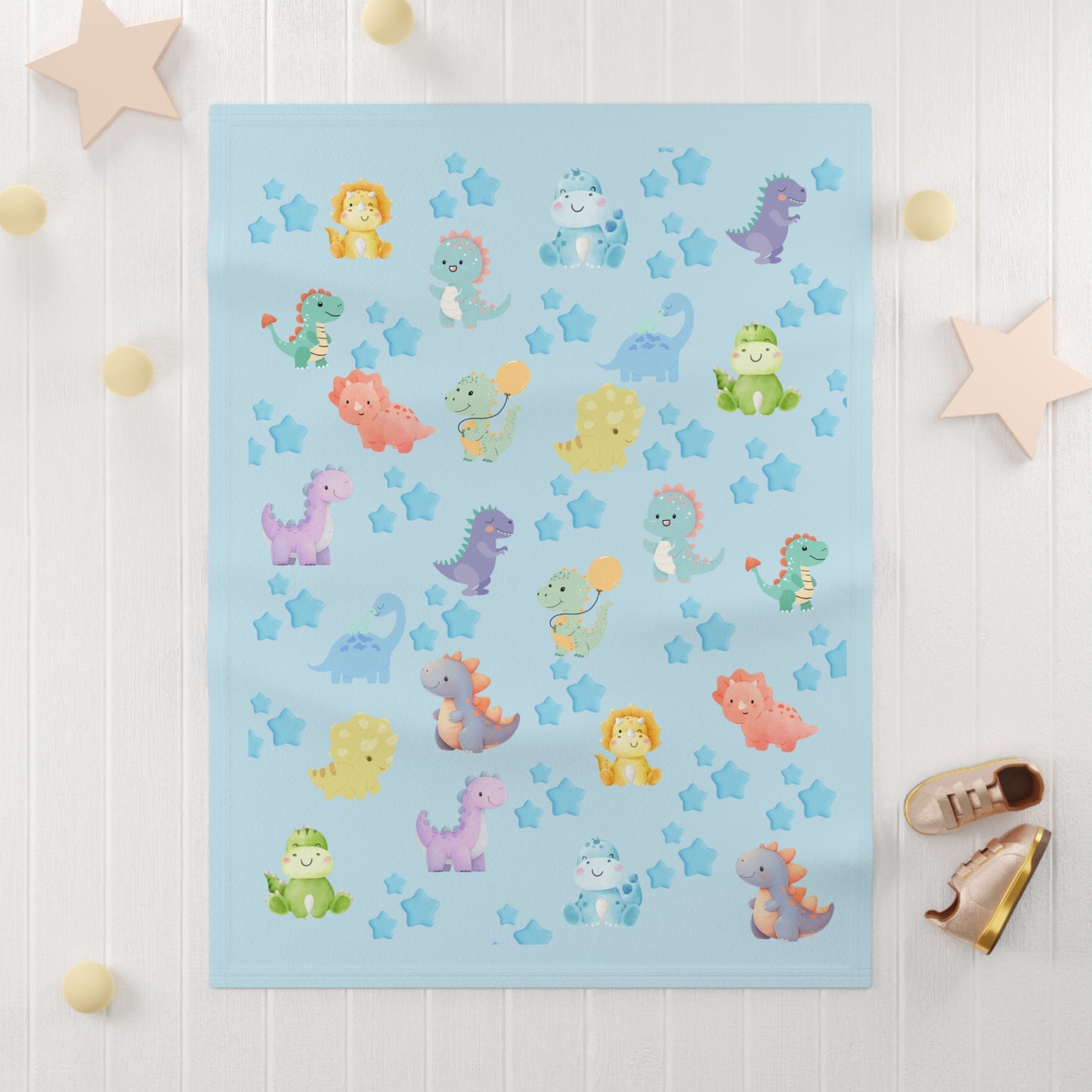 Fleece Baby Boy Blanket